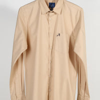 Cream Plain Shirt