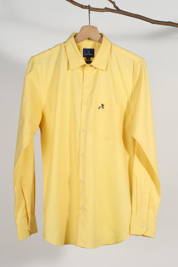 Yellow Plain Shirt