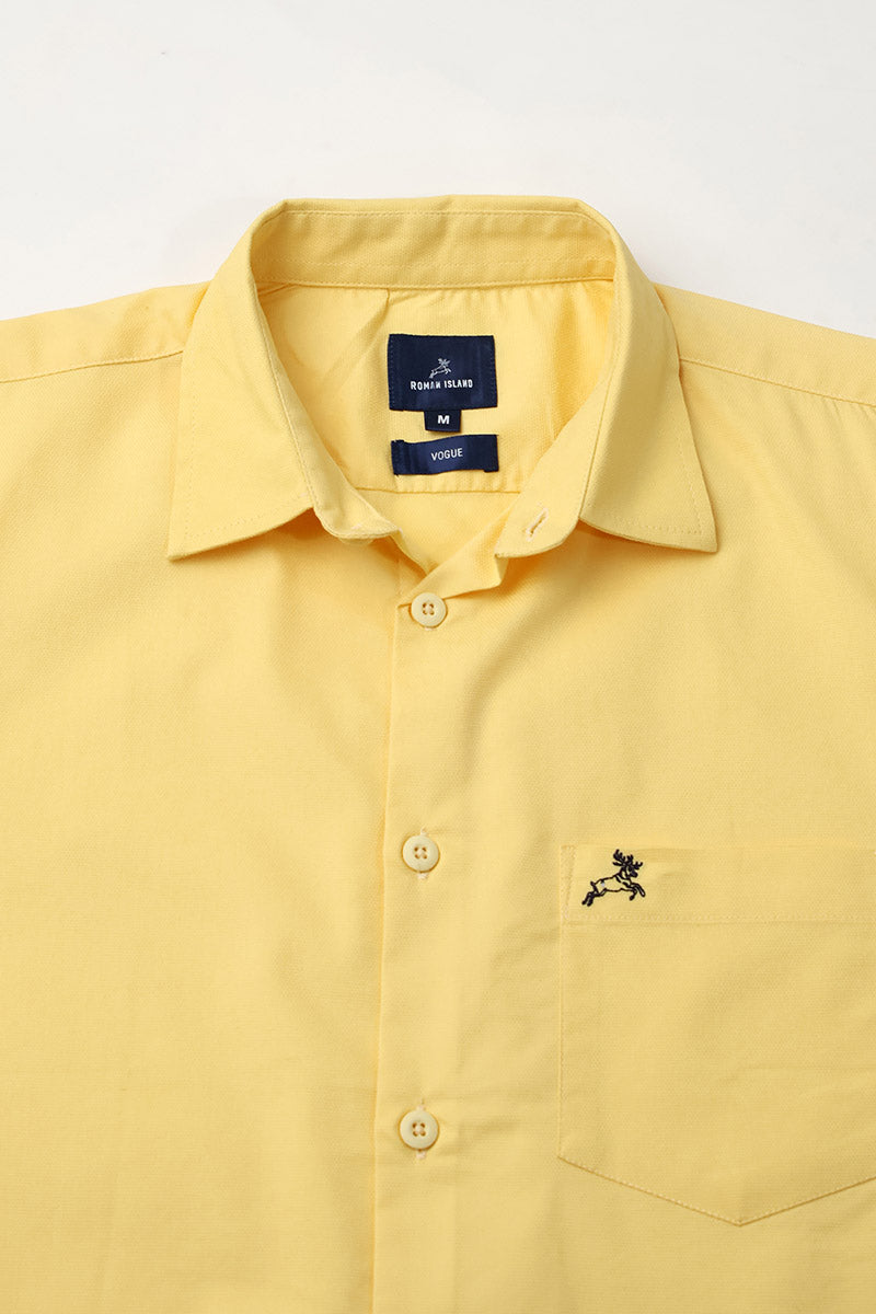 Yellow Plain Shirt