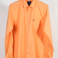 Orange Plain Shirt