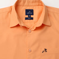 Orange Plain Shirt