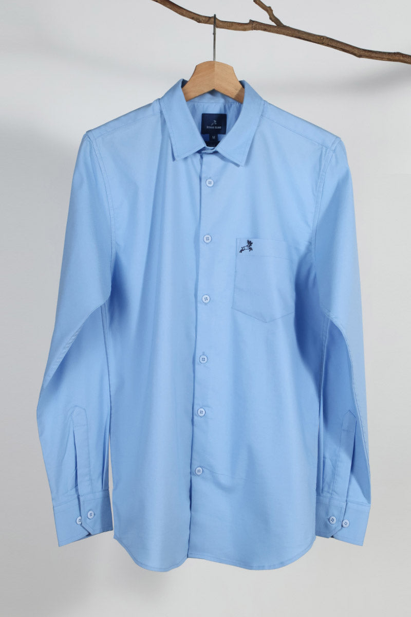 SkyBlue Plain Shirt