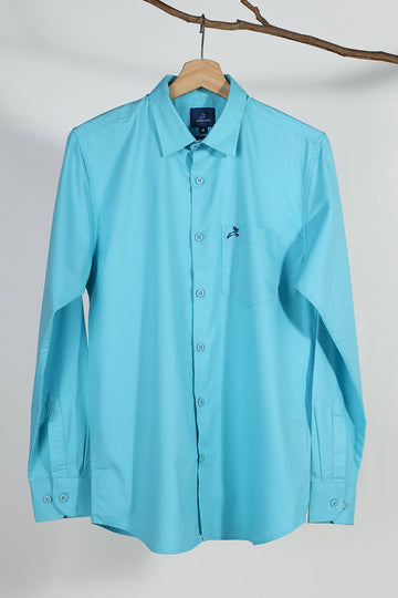 Blue Plain Shirt