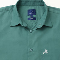 Green Plain Shirt