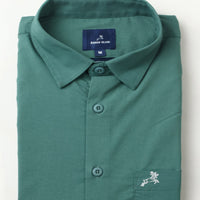 Green Plain Shirt