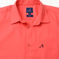 Orange Plain Shirt