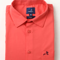 Orange Plain Shirt