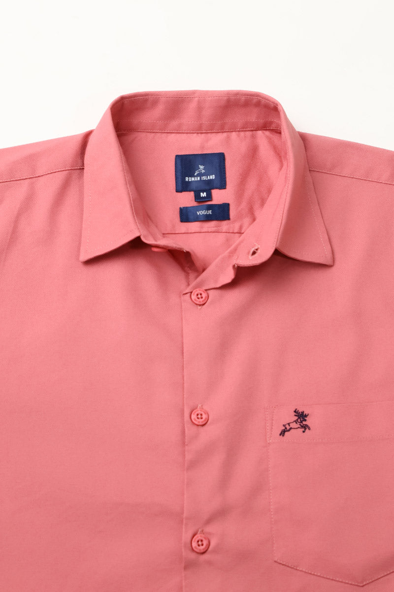 Pink Plain Shirt