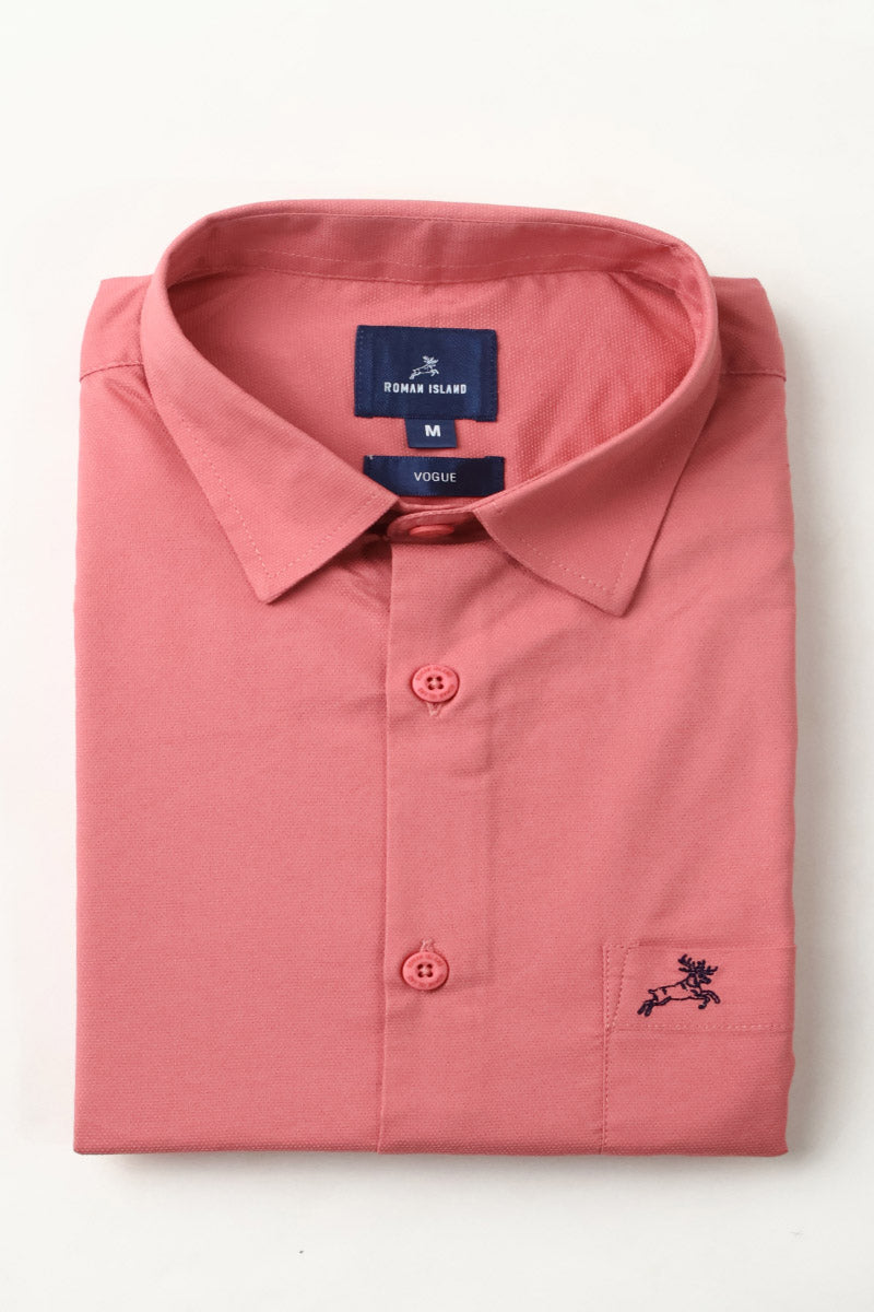 Pink Plain Shirt