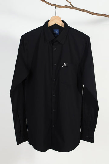 Black  Plain Shirt