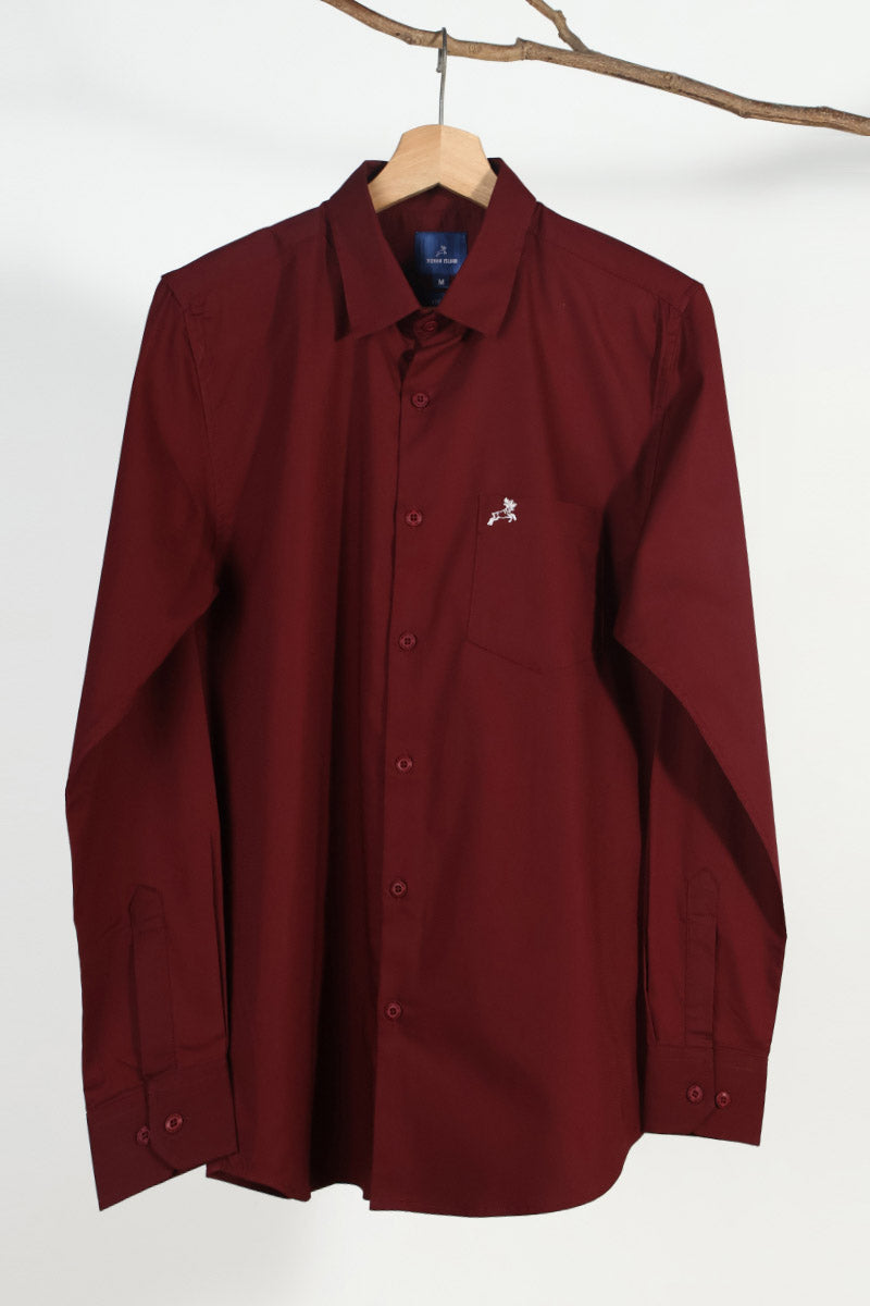 Red Plain Shirt