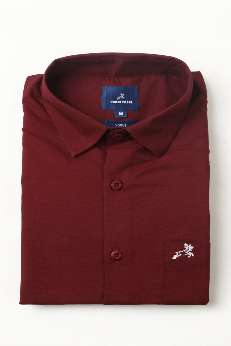 Red Plain Shirt