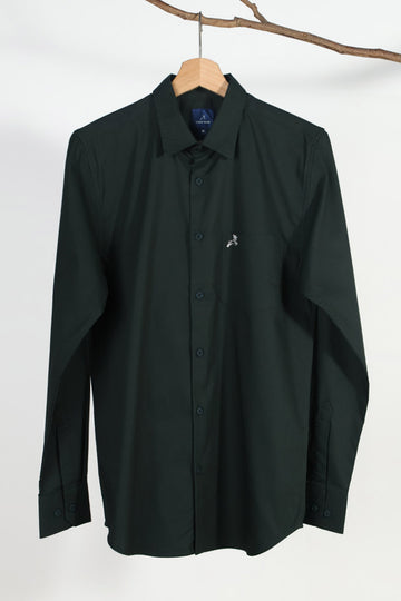 Green Plain Shirt