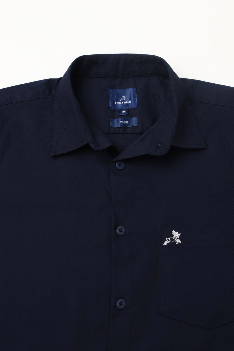 NavyBlue Plain Shirt