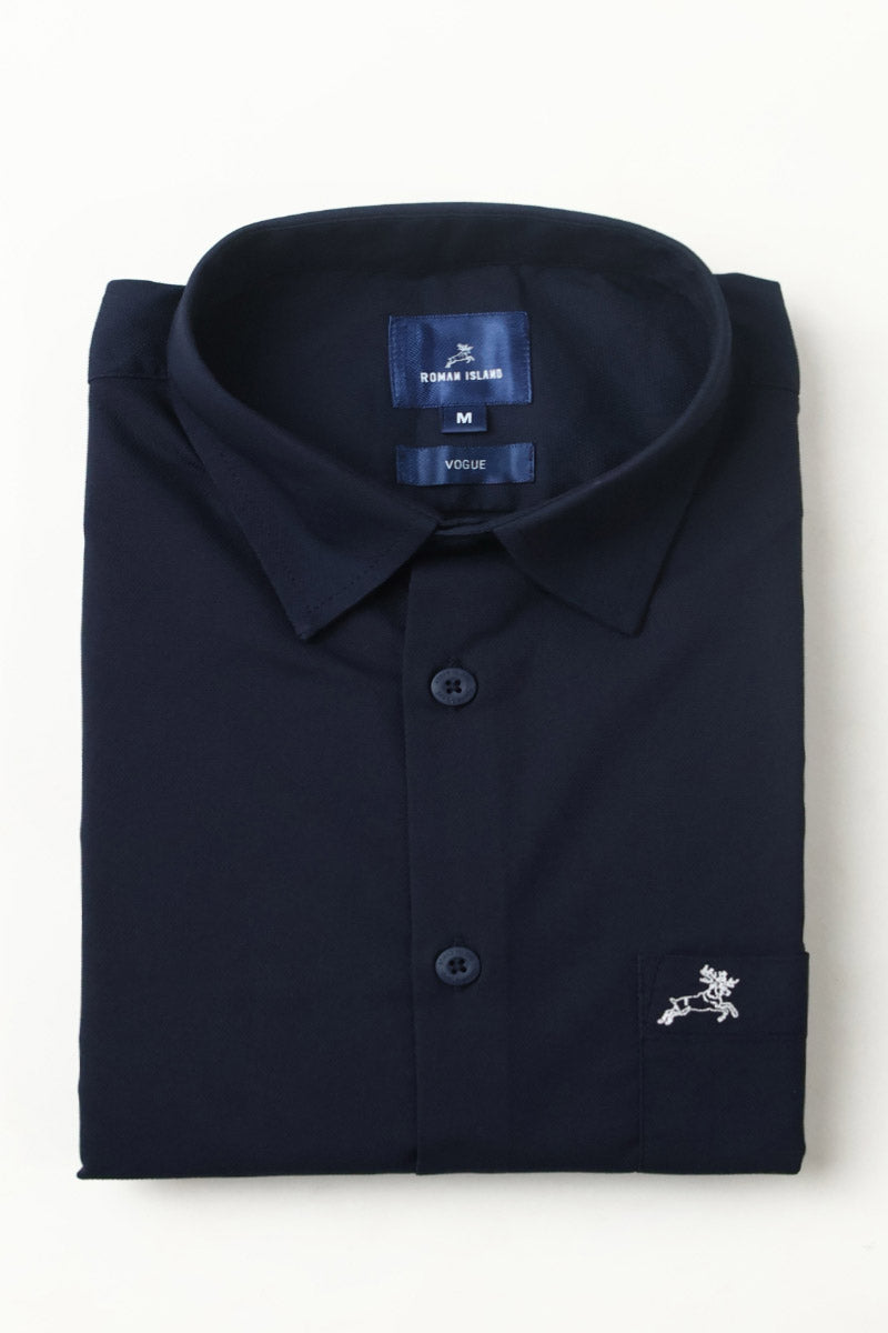 NavyBlue Plain Shirt