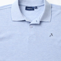 Skyblue Plain Pique Polo T-Shirt