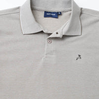 Ash Plain Pique Polo T-Shirt