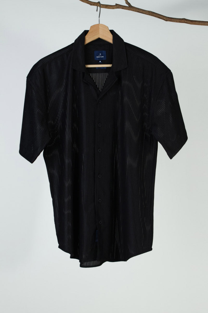 Black Plain Shirt