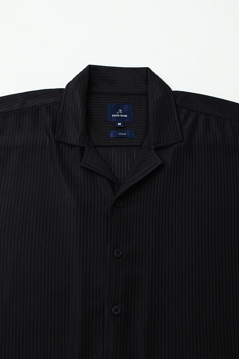 Black Plain Shirt