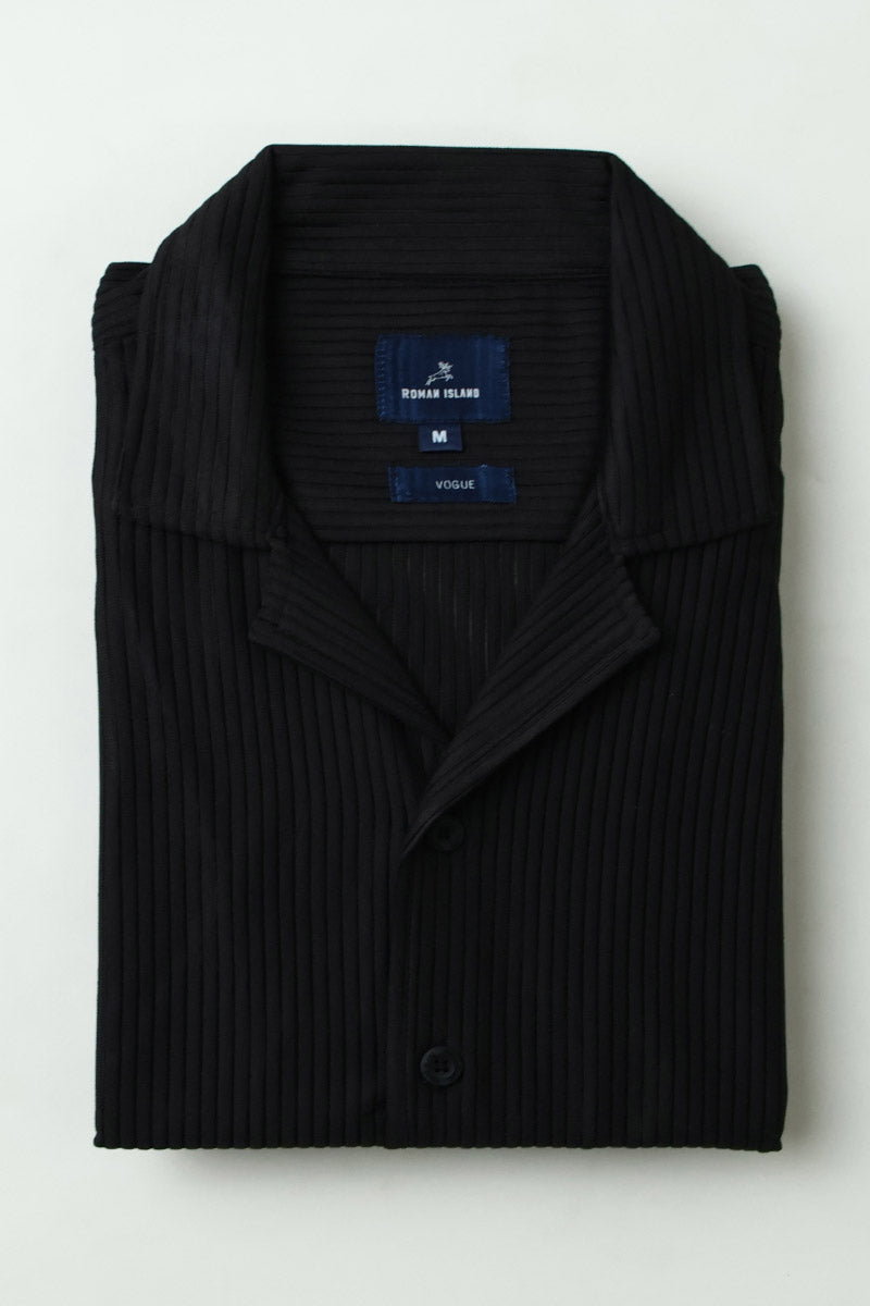 Black Plain Shirt