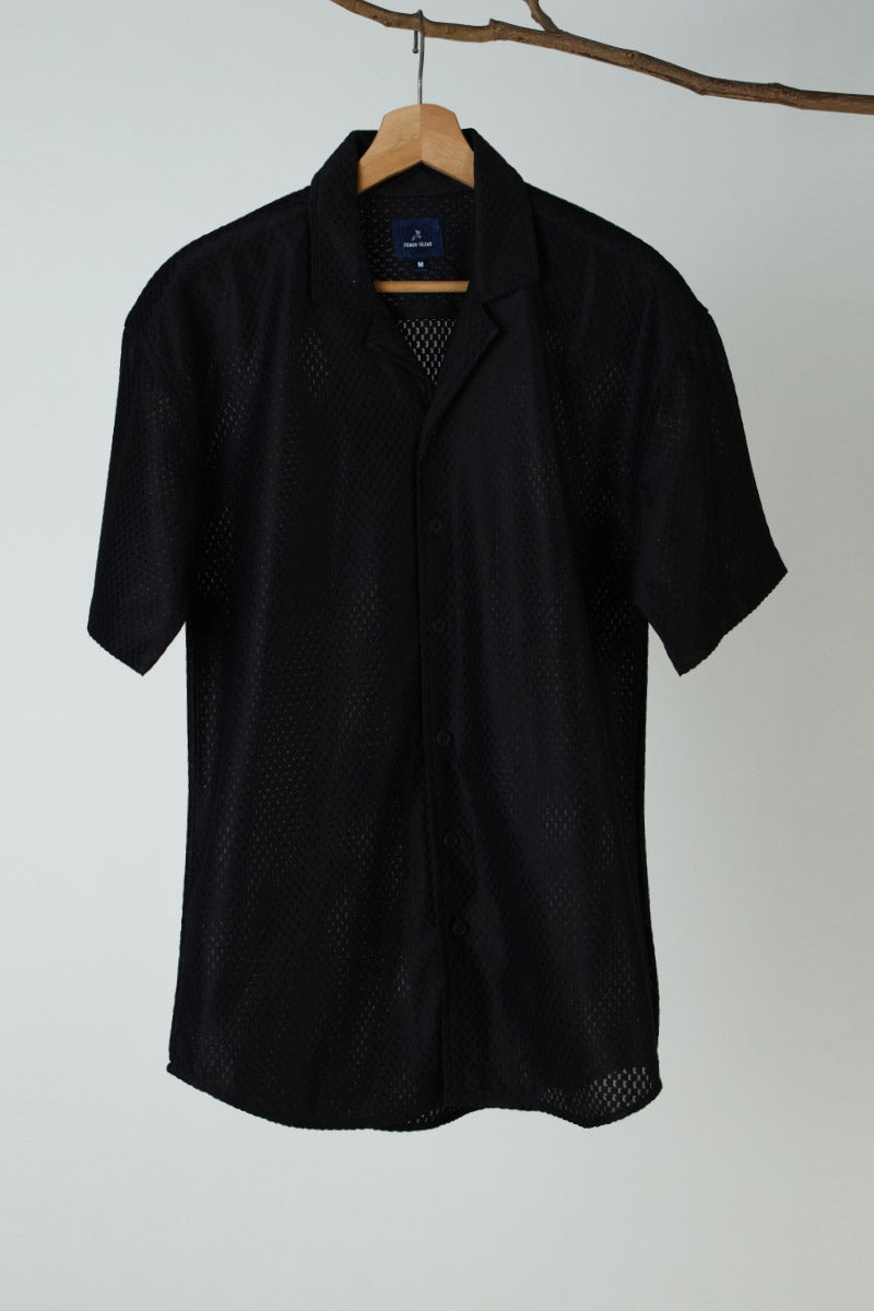 Black Plain Shirt