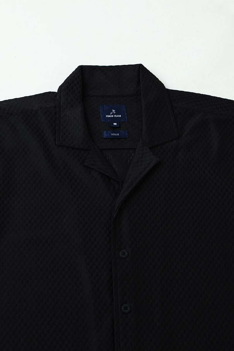 Black Plain Shirt