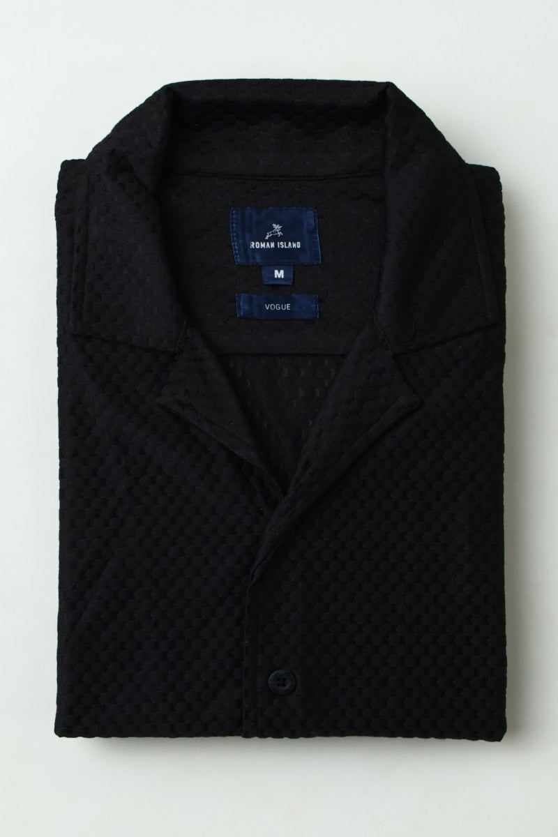 Black Plain Shirt