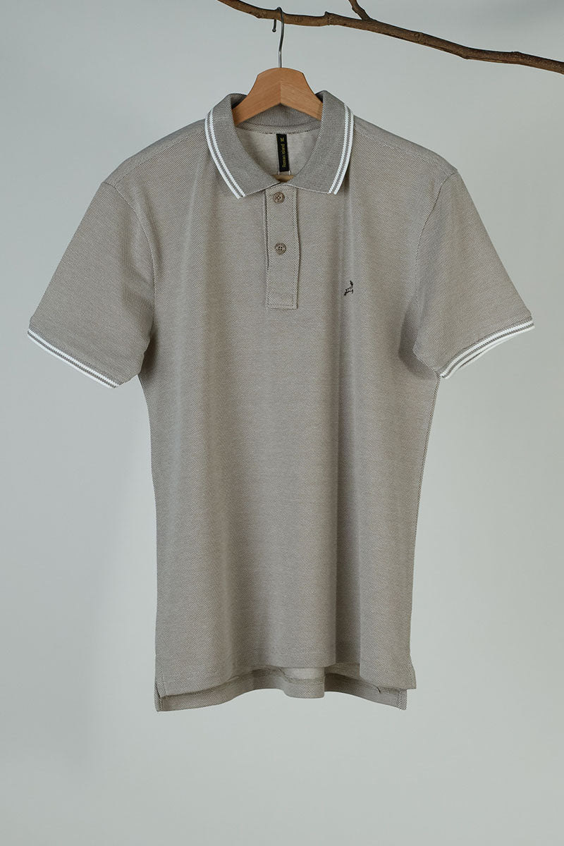 Ash Plain Polo T-shirt