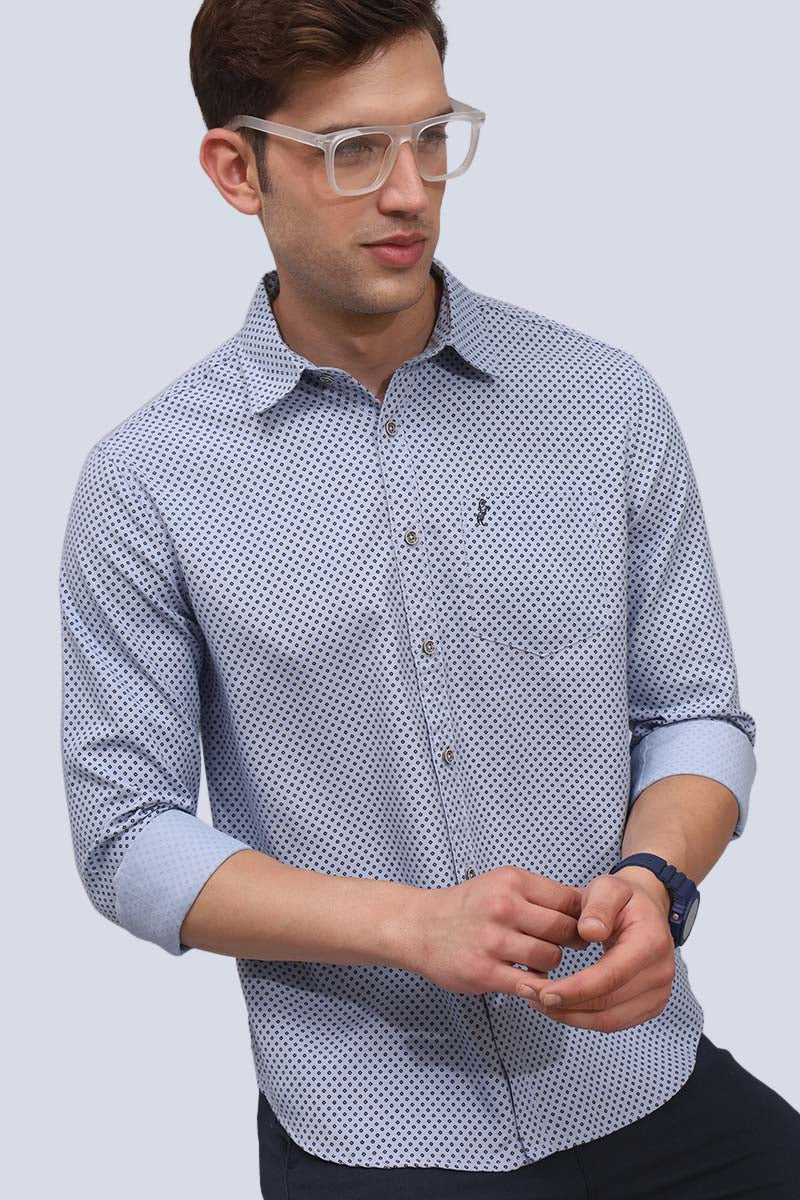 Blue Print Shirt