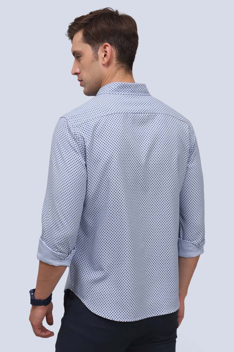 Blue Print Shirt