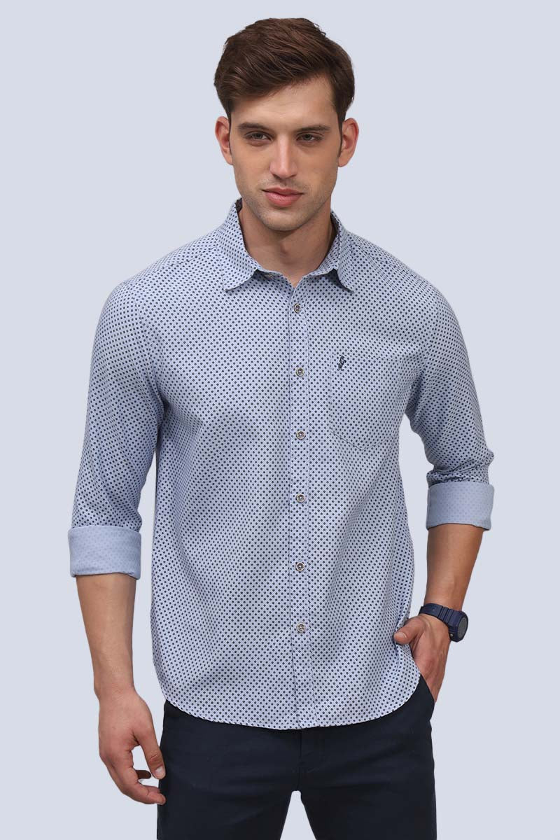 Blue Print Shirt