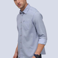 Blue Print Shirt