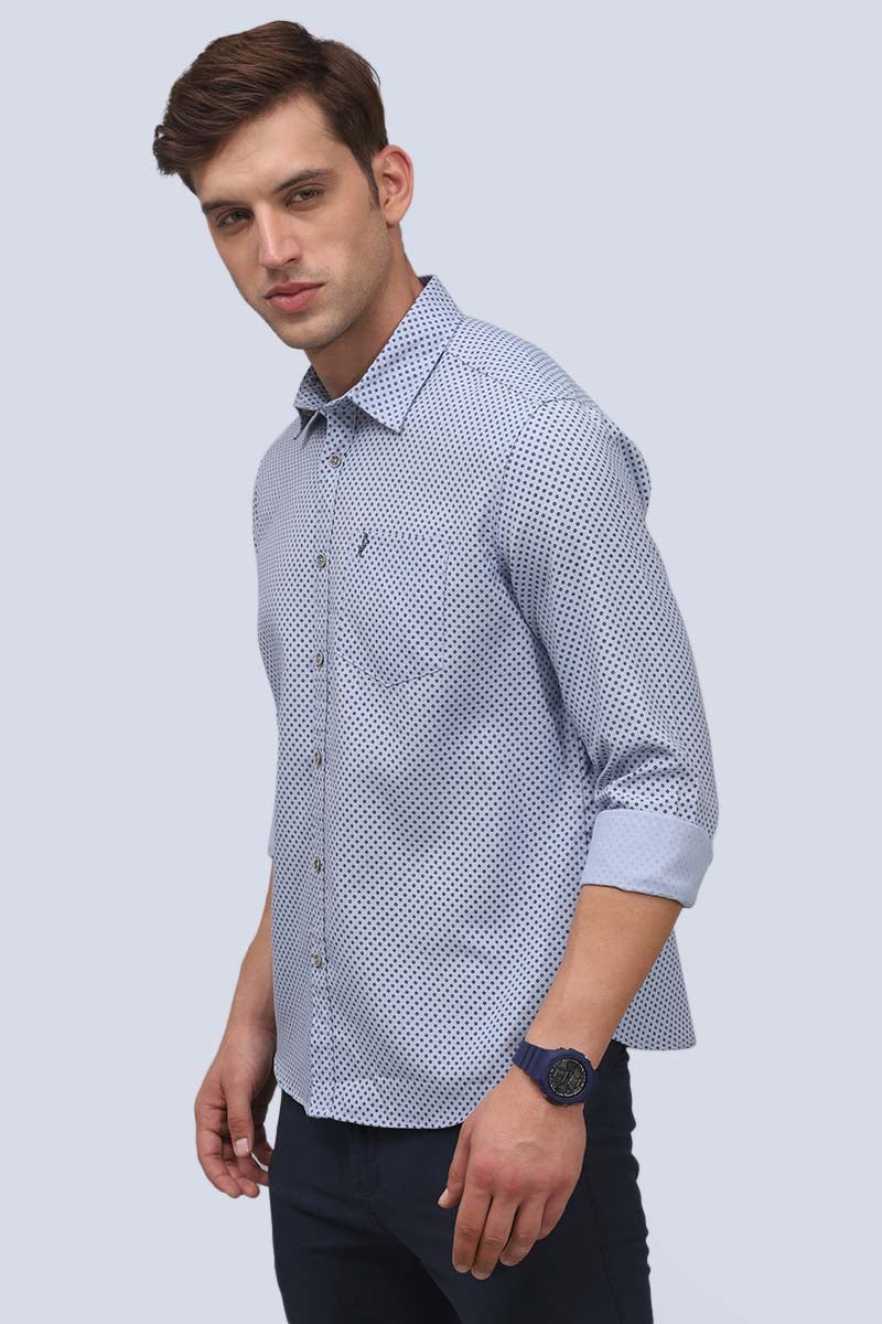 Blue Print Shirt